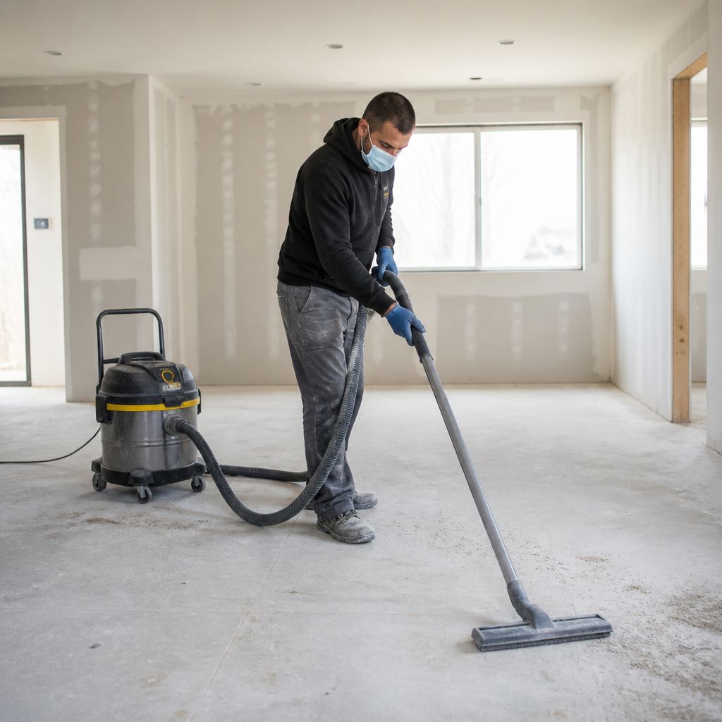 Post-construction cleaning